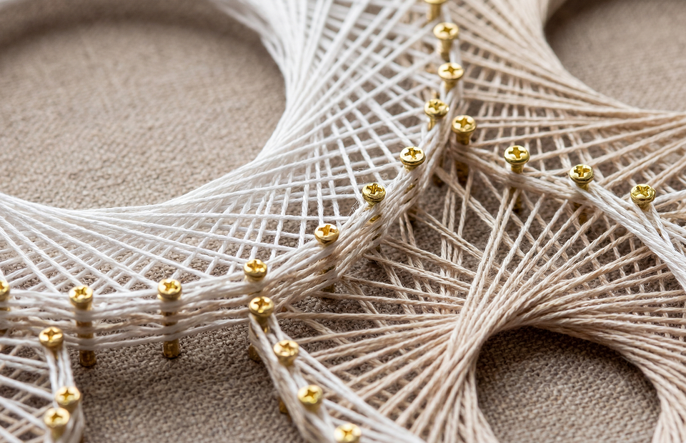 Unikatowe rękodzieło string-art